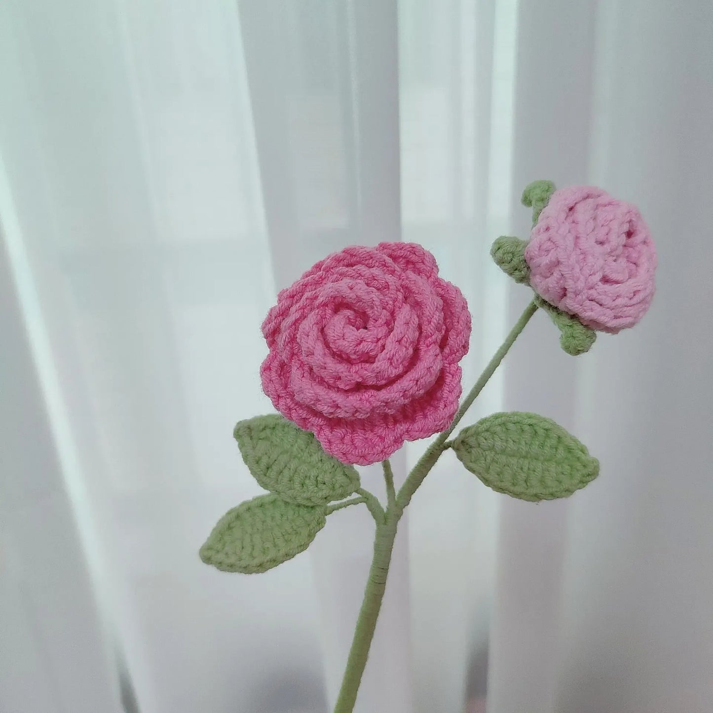 2 Roses Tricotées Bicolores | Artiflora Rose