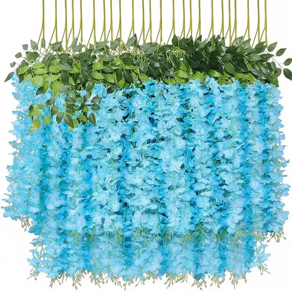 Glycines Artificielles | Artiflora Bleu / 12 pièces