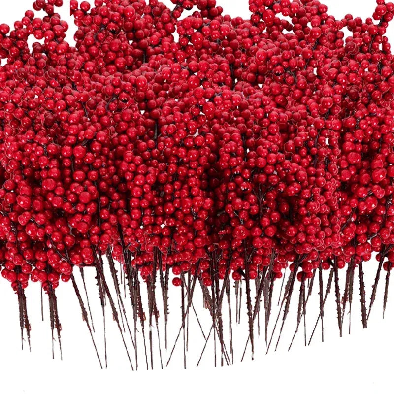 Branche de baies artificielles pour décoration de noël | Artiflora