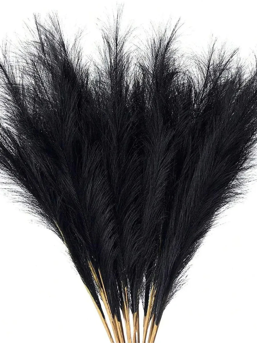 Herbe de Pampas Noire Artificielles | Artiflora 10pcs
