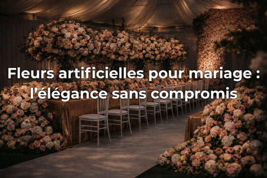 Fleurs artificielles pour mariage