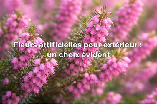 Fleurs artificielles extérieur