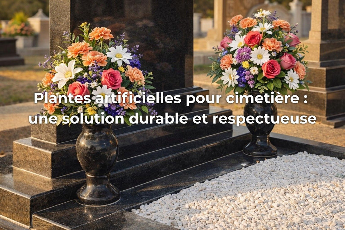 Plantes artificielles pour cimetière
