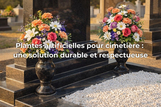 Plantes artificielles pour cimetière