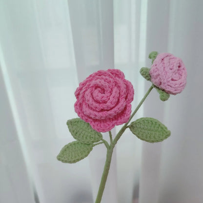 2 Roses Tricotées Bicolores | Artiflora Rose