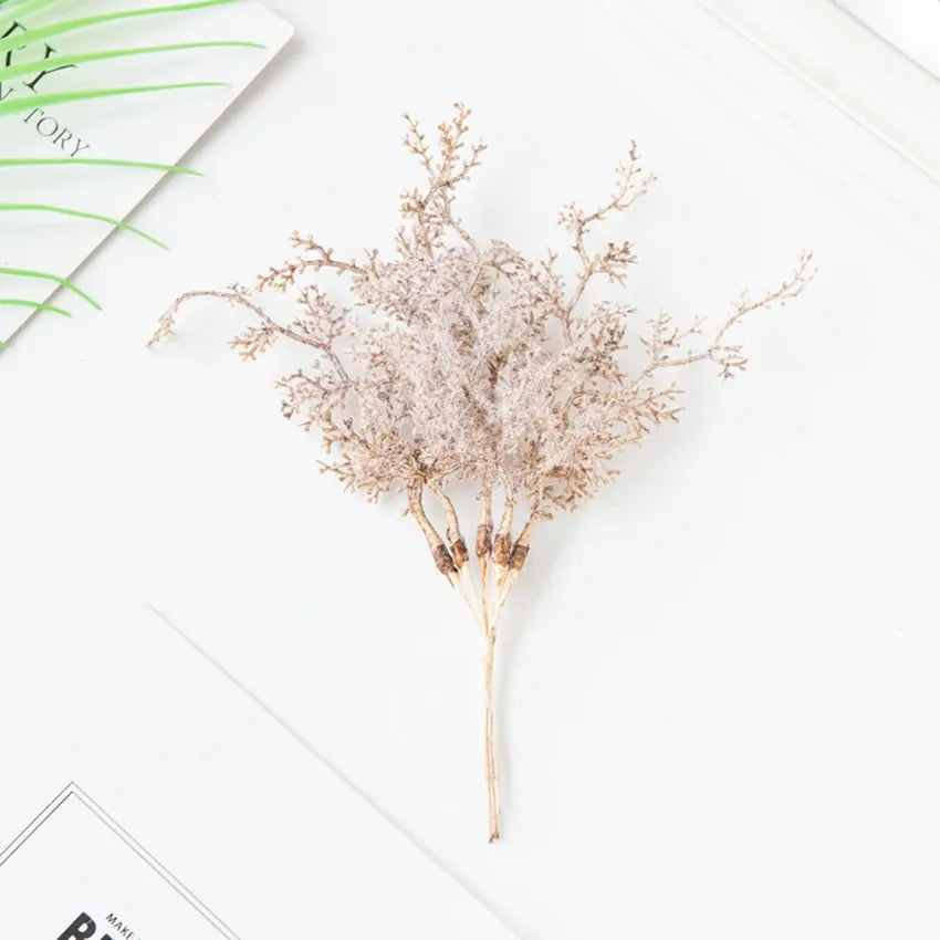 6Pcs Fleurs Séchées | Artiflora Rose Pâle