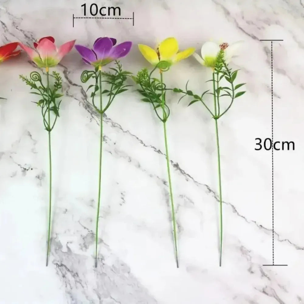 8Pcs d'Orchidées Artificielles | Artiflora