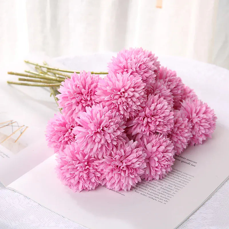 Bouquet de Chrysanthème Artificielle | Artiflora Magenta / 3Pcs