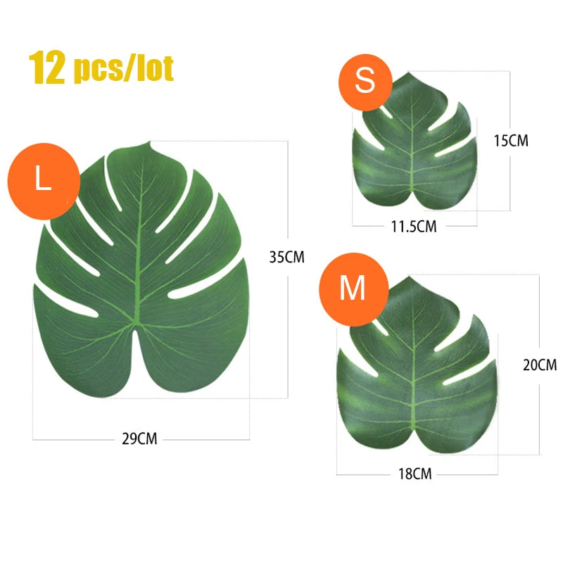 Feuilles de Monstera Artificielles