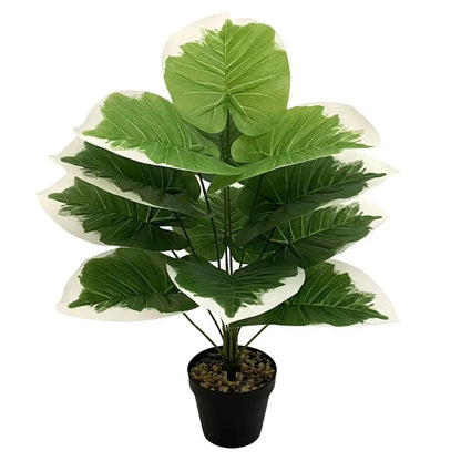 Monstera artificiel Blanc