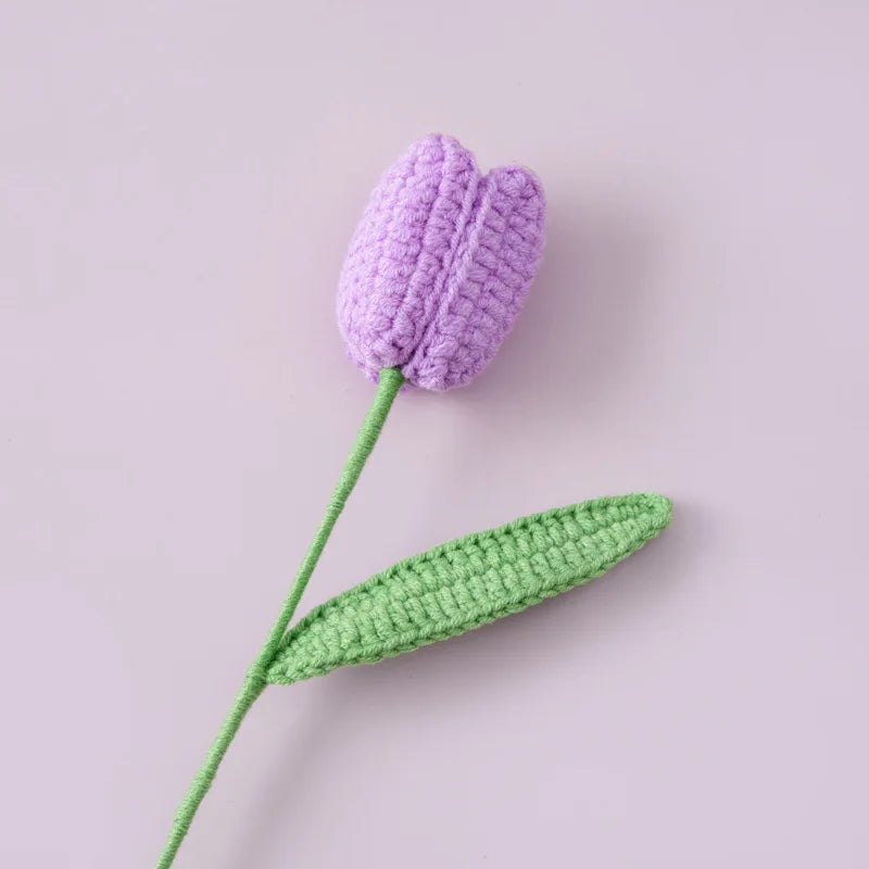 Tulipe Fermée Tricotée