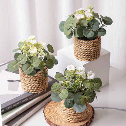 Eucalyptus Artificiel avec Fleur