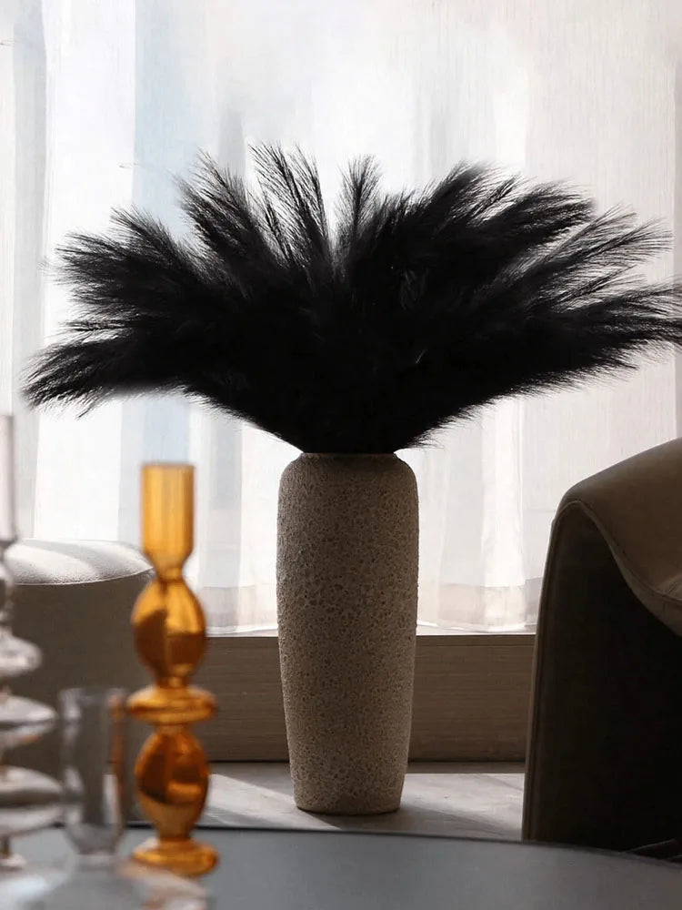 Herbe de Pampas Noire Artificielle