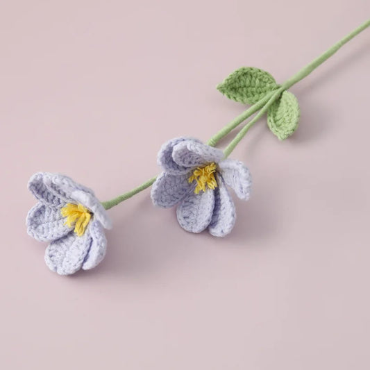 Deux Fleurs Tricotées