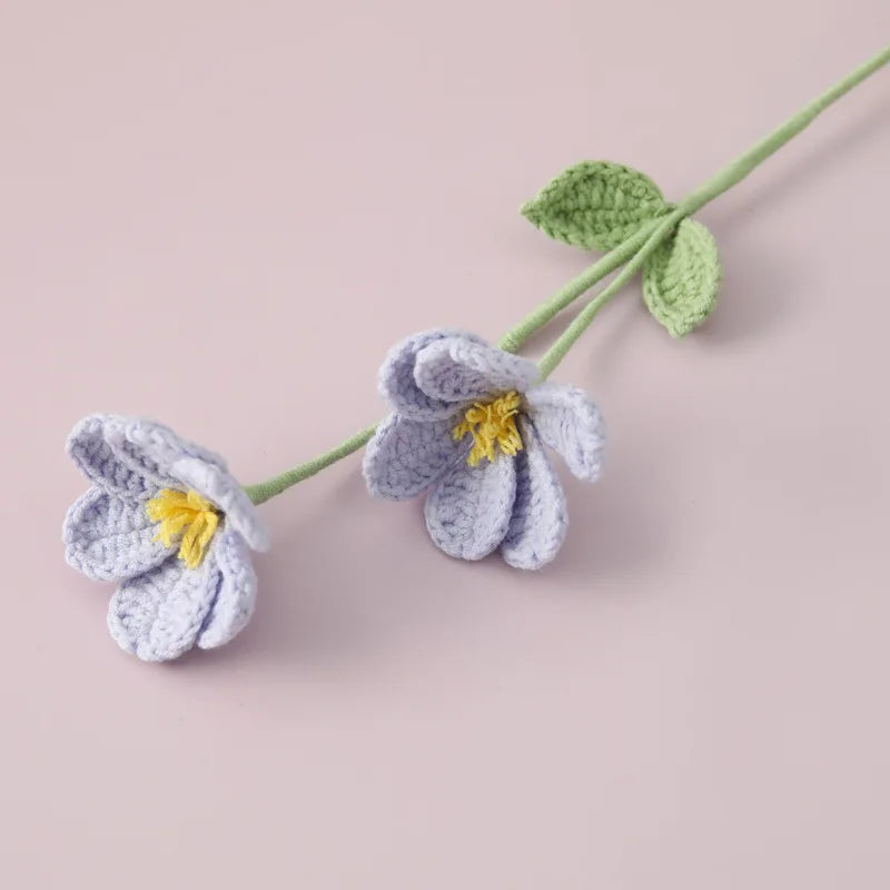 Tige de Fleur Tricotée