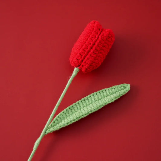 Tulipe Fermée Tricotée