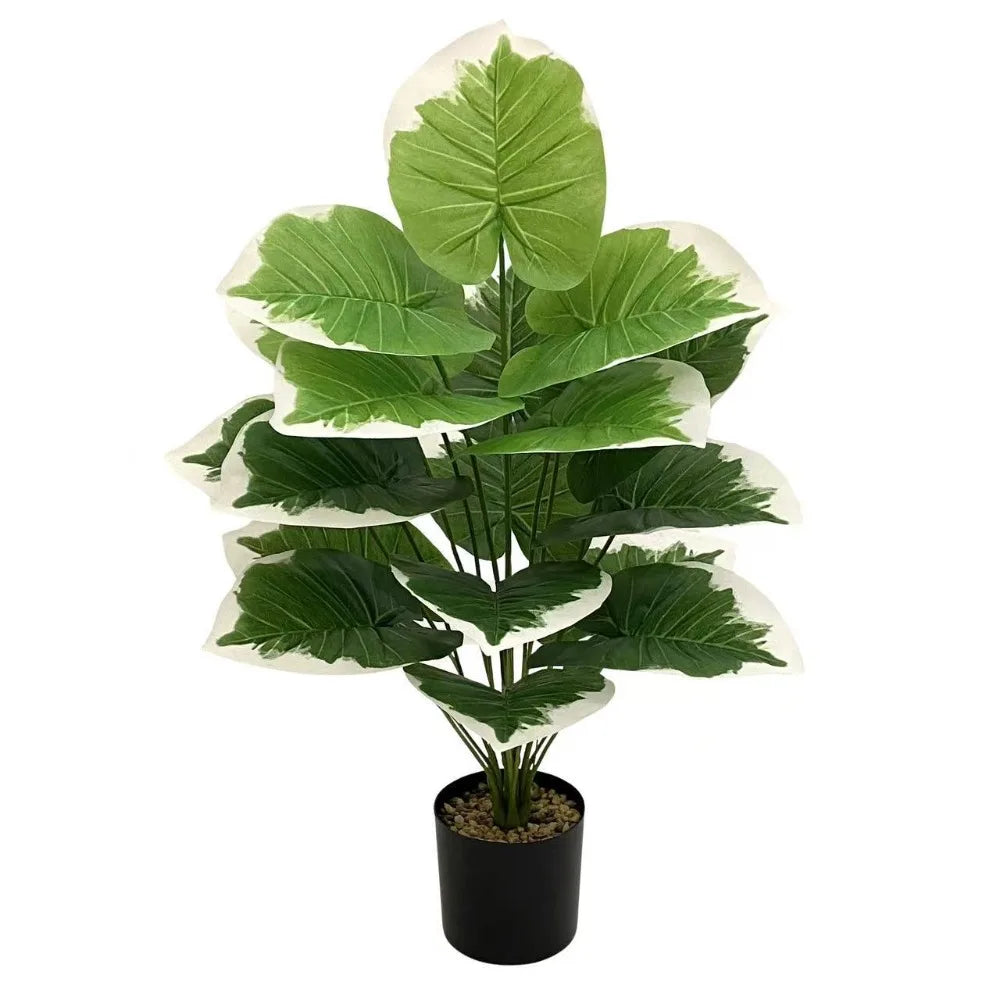 Monstera artificiel Blanc