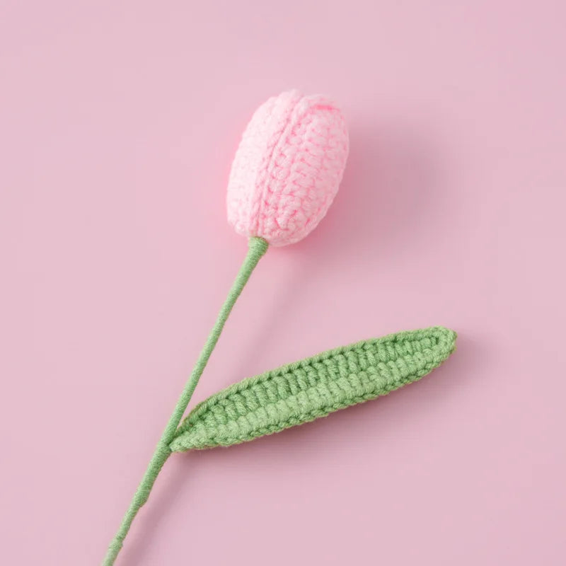 Tulipe Fermée Tricotée