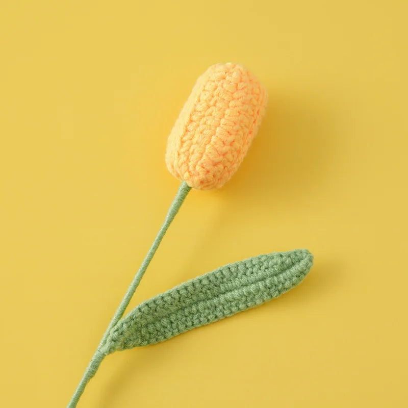 Tulipe Fermée Tricotée