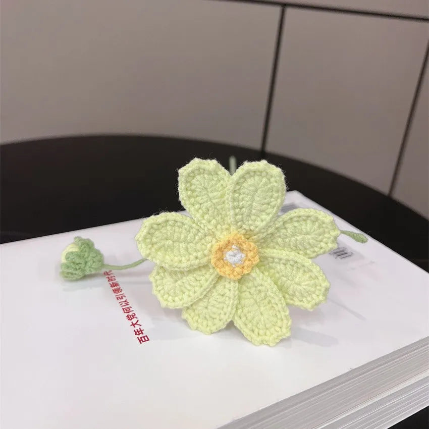 Couple de deux Fleurs Tricotée