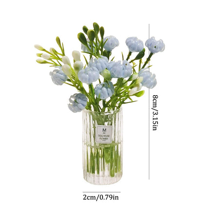 Mini fleur Artificielle en pot