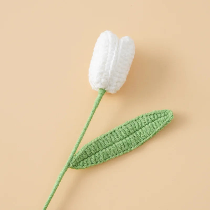 Tulipe Fermée Tricotée