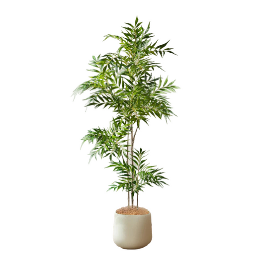 Bambou Artificiel avec Feuille