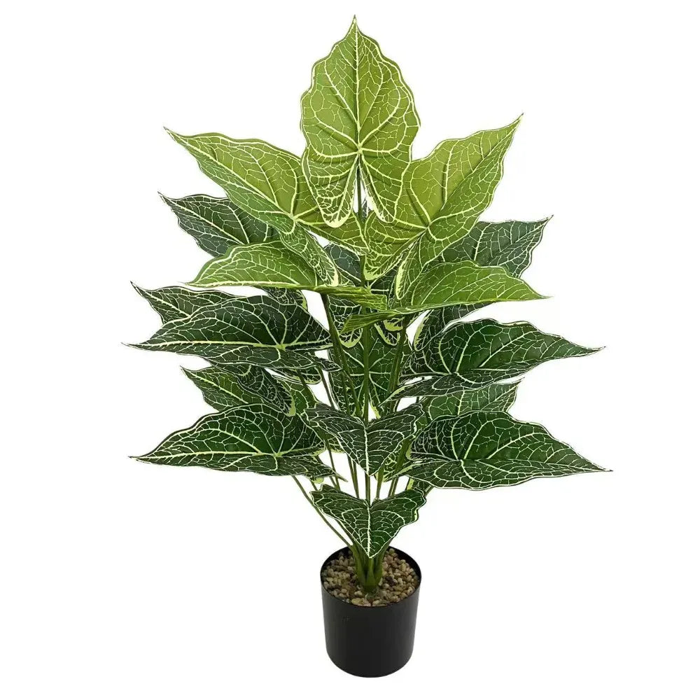 Alocasia Artificiel | Artiflora Vert - 18 Feuilles