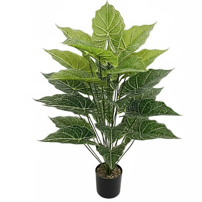 Alocasia Artificiel | Artiflora Vert - 24 Feuilles