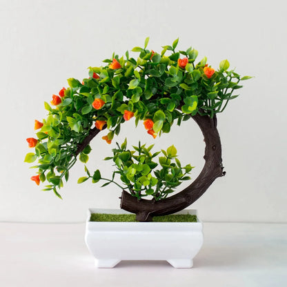 Bonsaï Artificiel à Fleur | Artiflora Orange