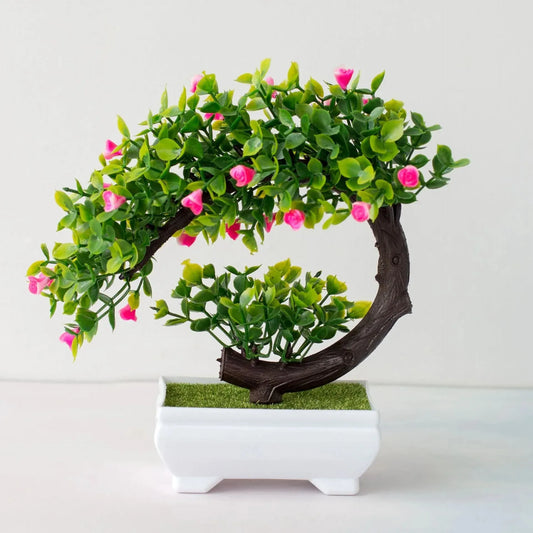 Bonsaï Artificiel à Fleur | Artiflora Rose