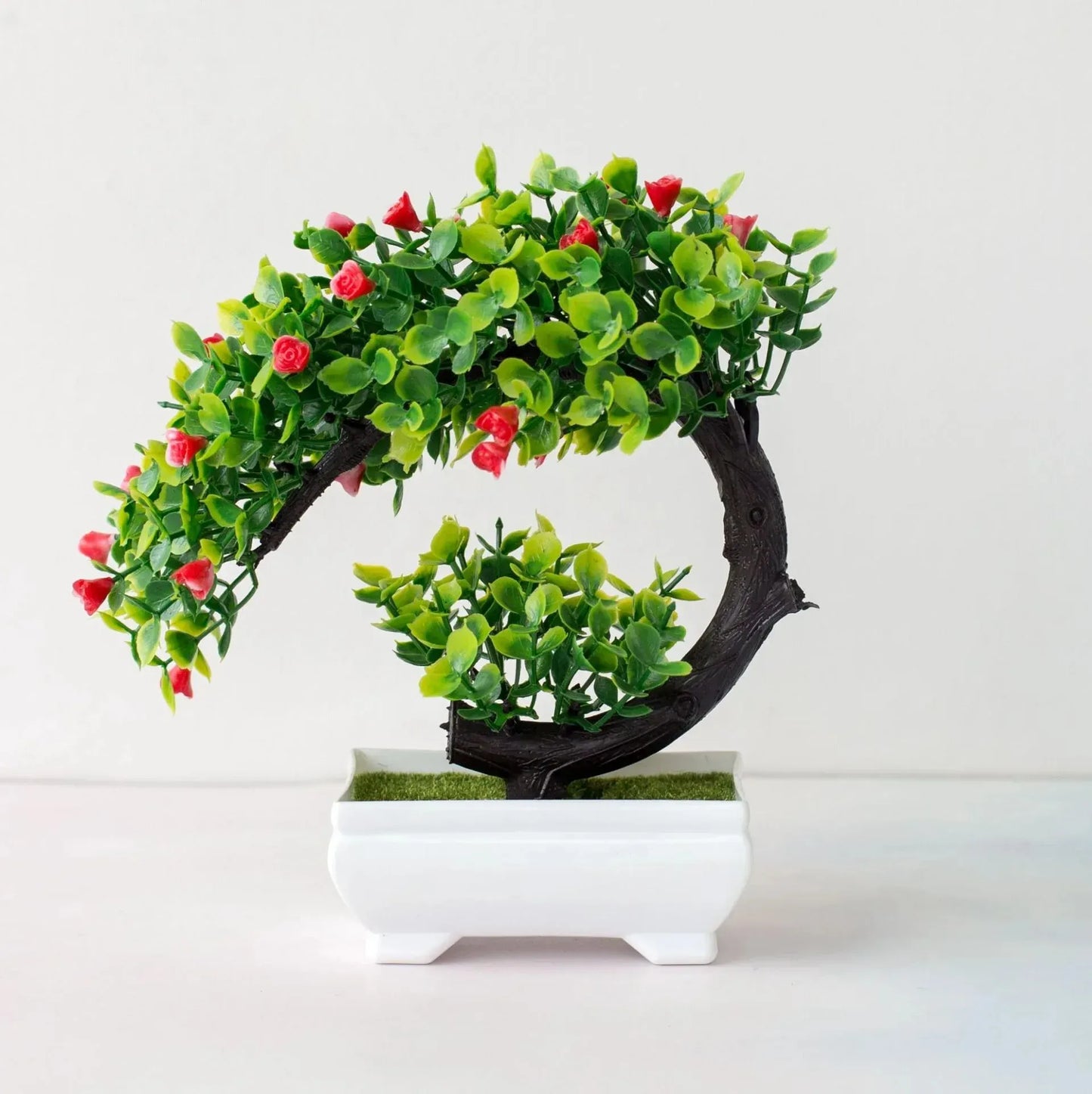 Bonsaï Artificiel à Fleur | Artiflora Rouge
