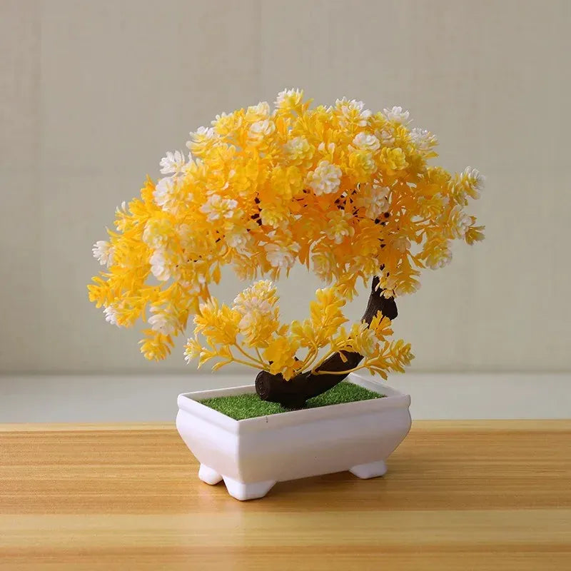 Bonsaï Artificiel Une Branche | Artiflora Jaune