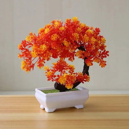 Bonsaï Artificiel Une Branche | Artiflora Orange