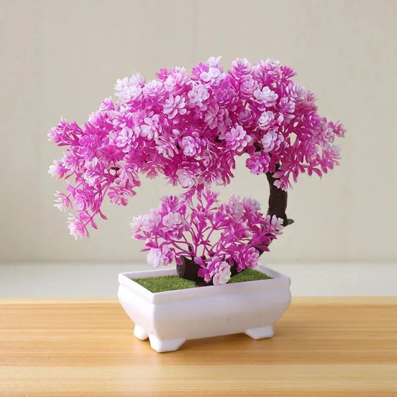 Bonsaï Artificiel Une Branche | Artiflora Rose