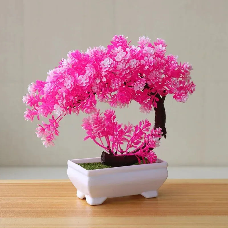 Bonsaï Artificiel Une Branche | Artiflora Rose Fluo