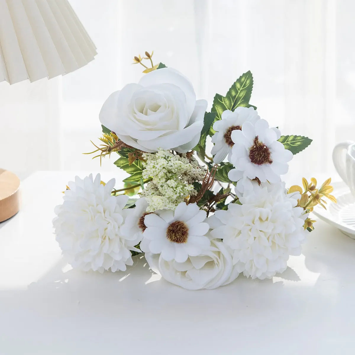 Bouquet Artificiels Coloré | Artiflora Blanc