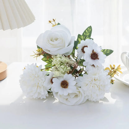 Bouquet Artificiels Coloré | Artiflora Blanc