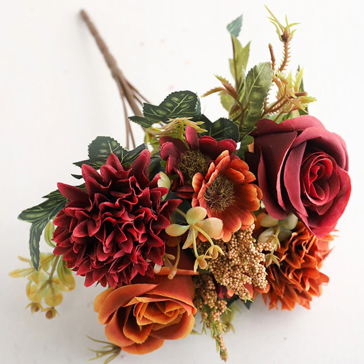 Bouquet Artificiels Coloré | Artiflora Orange