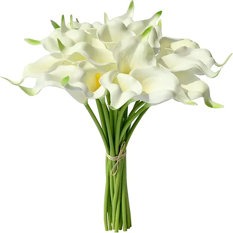 Bouquet Arum Artificiel Blanc / 10 pcs