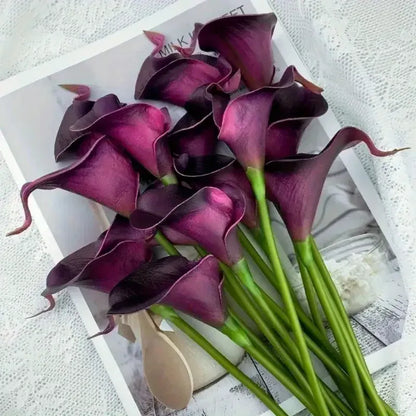 Bouquet Arum Artificiel Magenta / 10 pcs