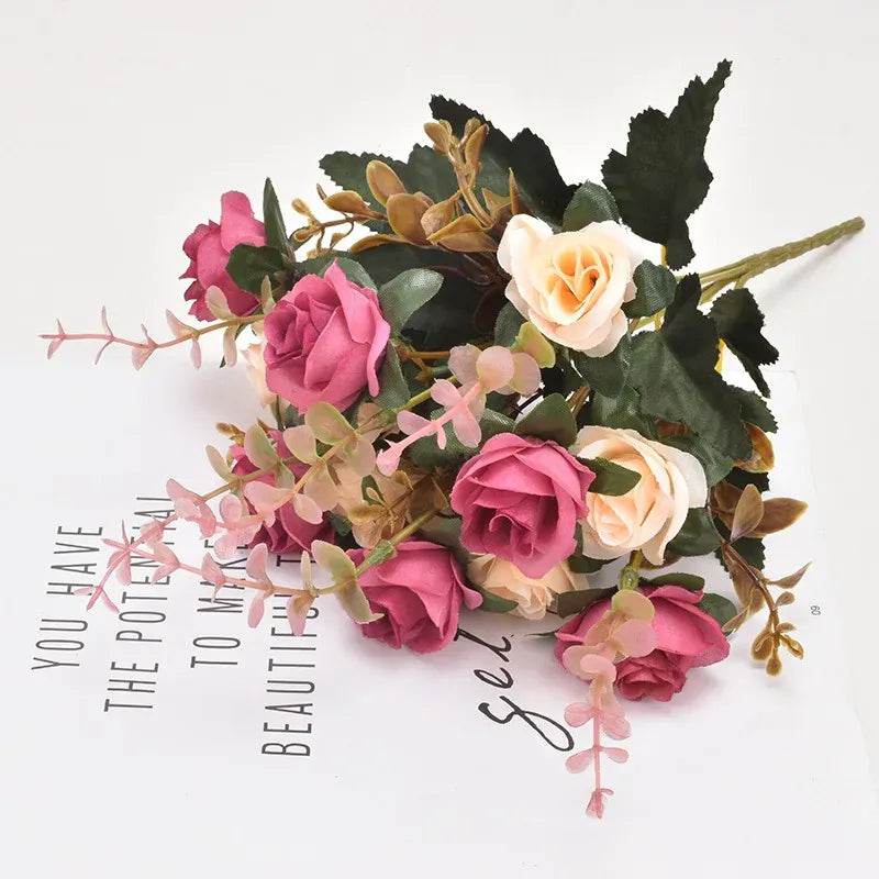 Bouquet Bicolore de Roses | Artiflora Magenta