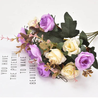 Bouquet Bicolore de Roses | Artiflora Violet