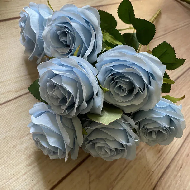 Bouquet de 9 Roses | Artiflora Bleu