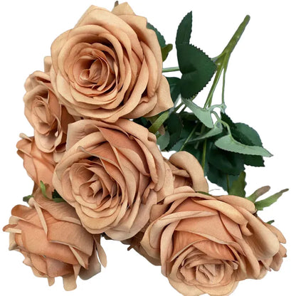 Bouquet de 9 Roses | Artiflora Caramel