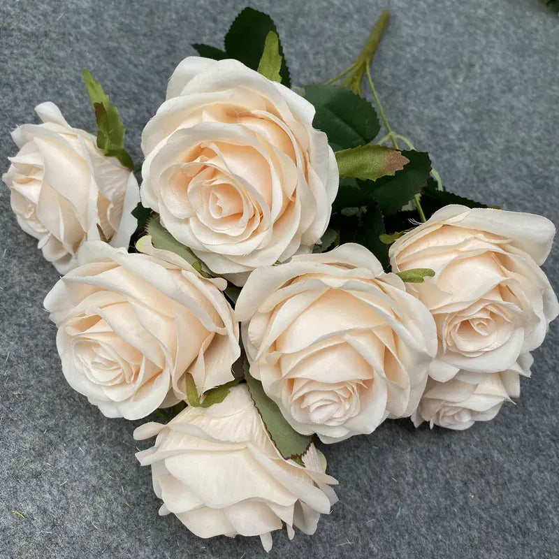 Bouquet de 9 Roses | Artiflora Champagne