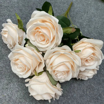 Bouquet de 9 Roses | Artiflora Champagne