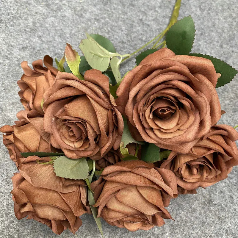 Bouquet de 9 Roses | Artiflora Curry