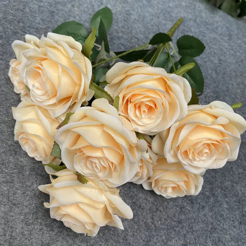 Bouquet de 9 Roses | Artiflora Jaune