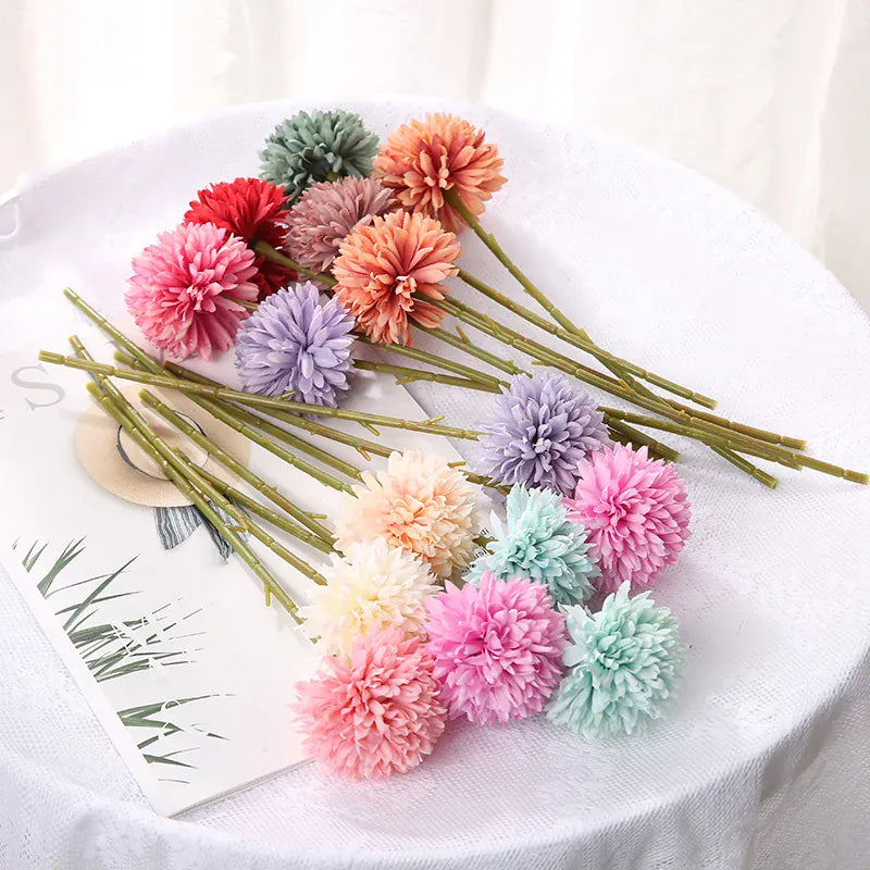 Bouquet de Chrysanthème Artificielle | Artiflora MIX / 3Pcs